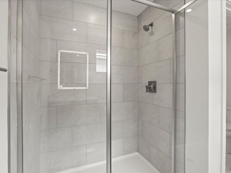 Close-up of interior finishes inside a home in Ascent at Inverness, Englewood (Image 16).