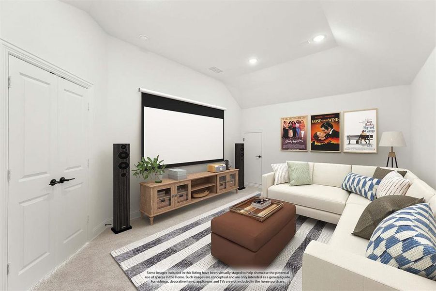 Furnished interior view inside a new home in Crystal Lake Estates, Red Oak (Image 17).
