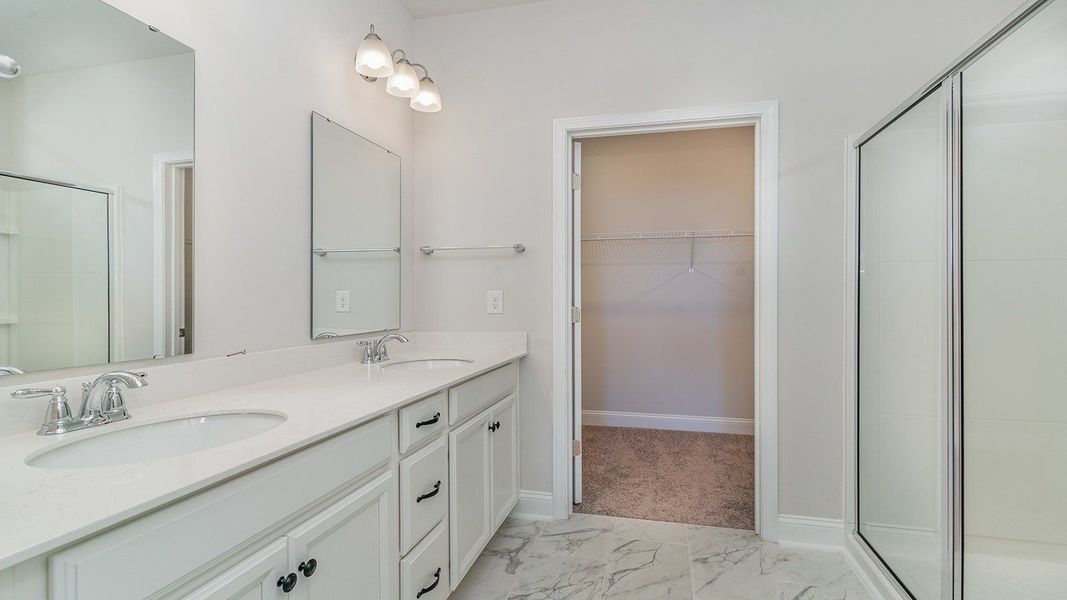 Representative furnished interior of a home built from the BELFORT by D.R. Horton in Belle Park, North Myrtle Beach (Image 4).