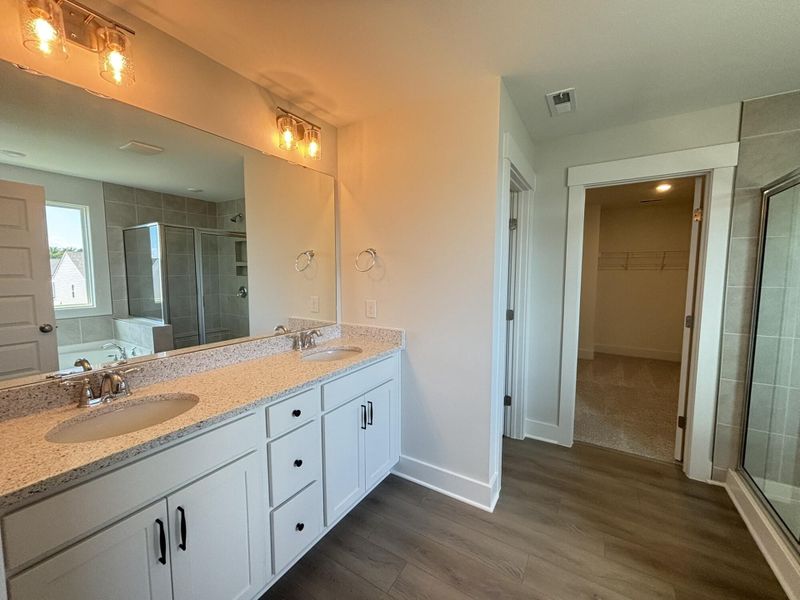 Furnished interior view inside a new home in Daniel Farms, Benson (Image 12).