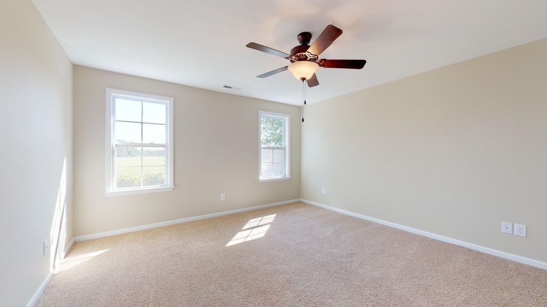 Representative unfurnished interior of a home built from the Rockbridge by Bill Clark Homes in Davenport Farms, Winterville (Image 25).