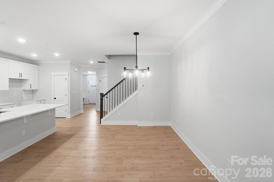 Spacious, unfurnished interior of a new home in Blythe Mill Townhomes, Waxhaw (Image 38).