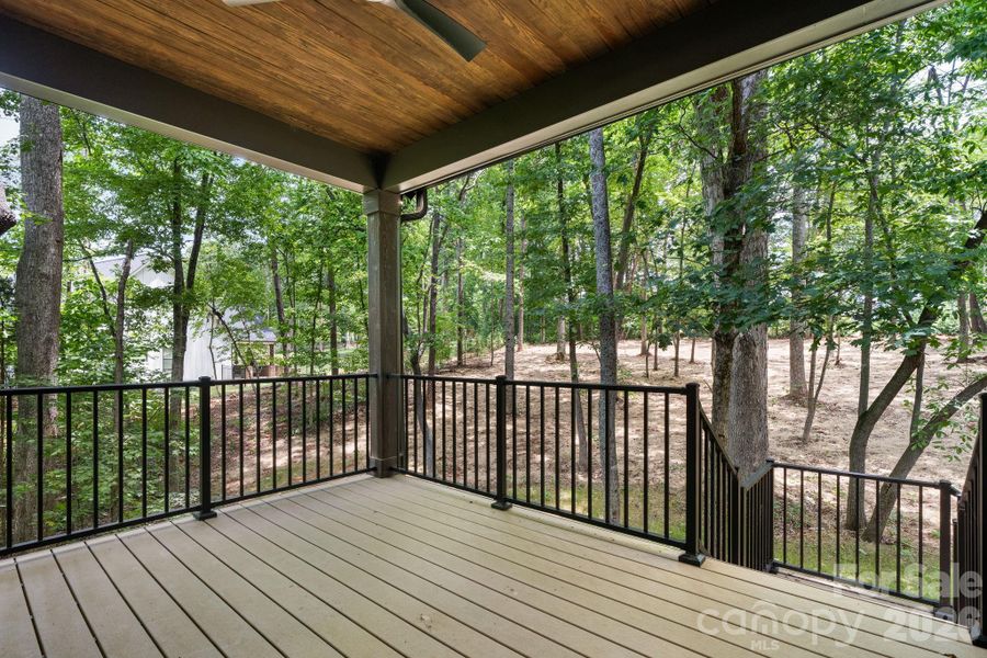 Exterior details and patio area of a home in , Lincolnton (Image 29).
