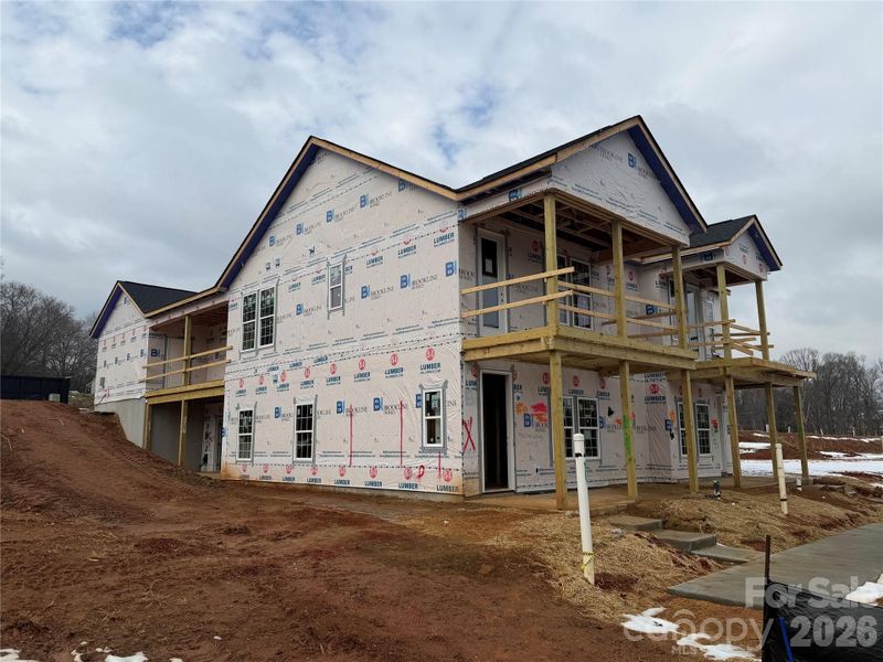 In-progress construction of a new home in Vanguard at Vermillion, Huntersville, NC (Image 4).