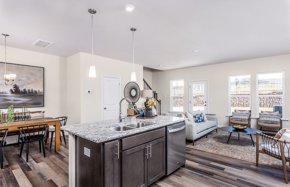 Furnished interior view inside a new home in Flemingfield, Greensboro (Image 19).