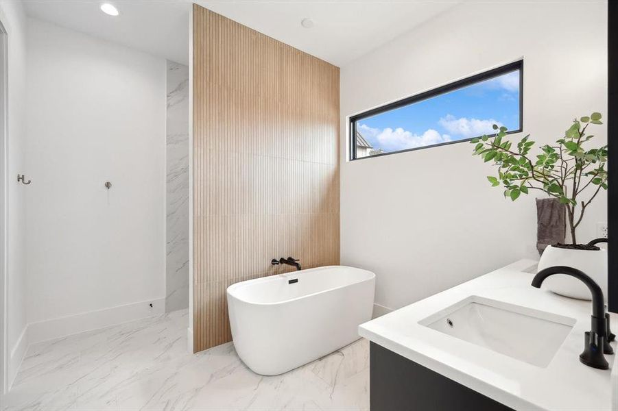 Furnished interior view inside a new home in , Strawn (Image 29).