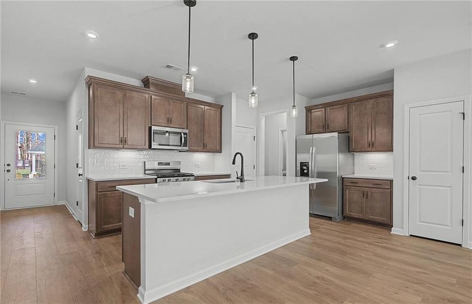 Furnished interior view inside a new home in Adler Springs, Powder Springs (Image 3).