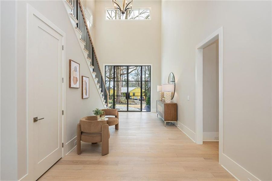 Furnished interior view inside a new home in , Alpharetta (Image 56).