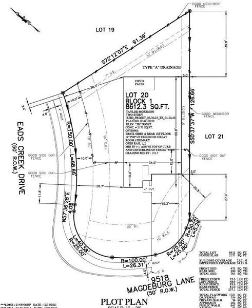 Plot Plan