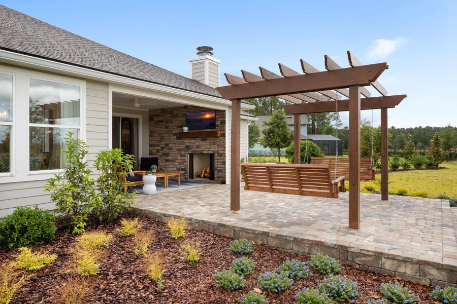 The Palmetto Outdoor Living Area