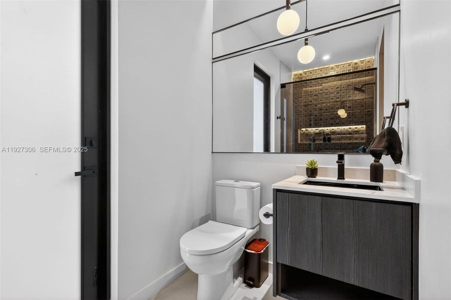 Furnished interior view inside a new home in , Biscayne Park (Image 19).