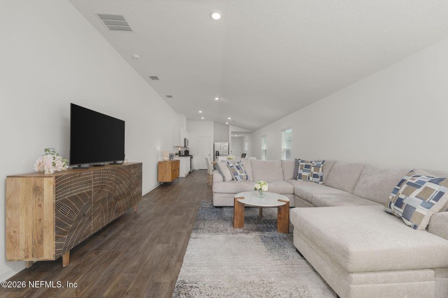 Furnished interior view inside a new home in , Bunnell (Image 12).