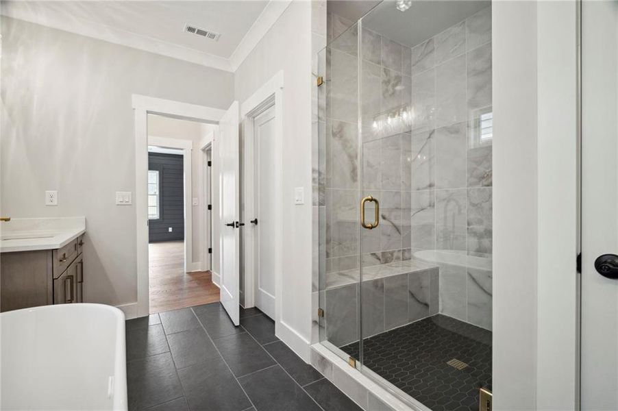 Furnished interior view inside a new home in , Woodstock (Image 14).