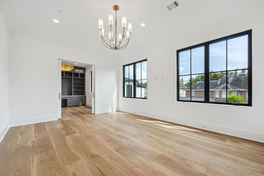 Primary Bedroom and Sitting Room