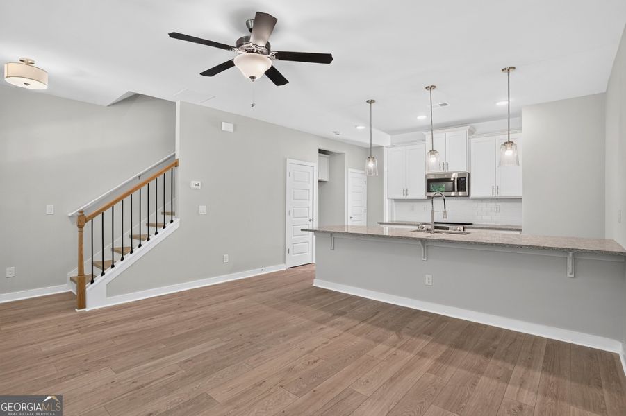 Spacious, unfurnished interior of a new home in The Cottages at East Lanier, Fayetteville (Image 9).