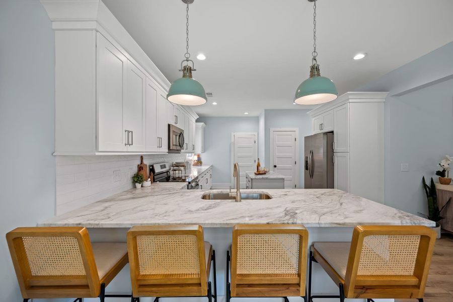 Furnished interior view inside a new home in , Johns Island (Image 16).