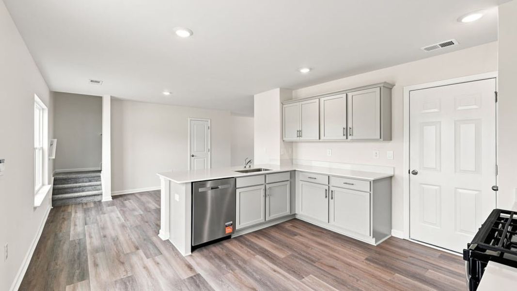 Furnished interior view inside a new home in Tyger Pines, Moore (Image 8).