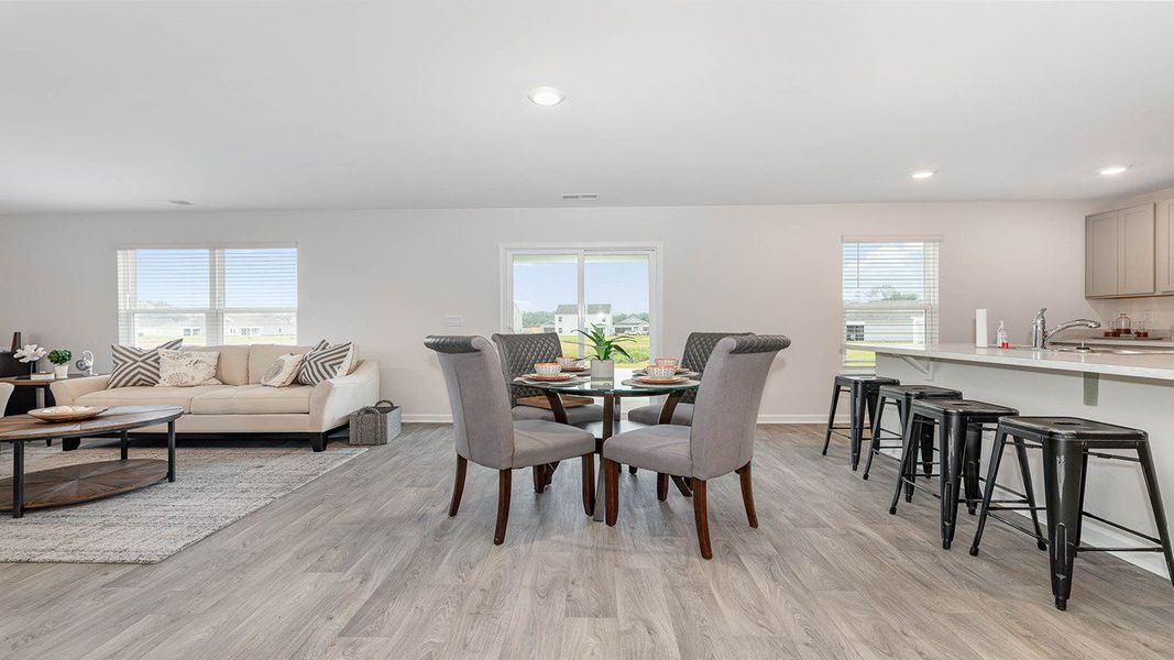 Furnished interior view inside a new home in Cottonwood Place, Tabor City (Image 4).