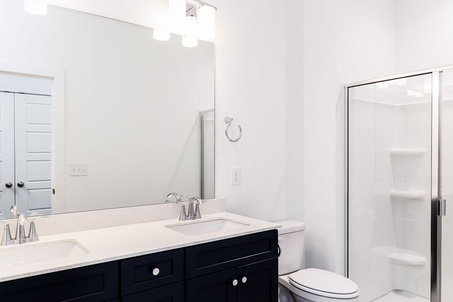 Furnished interior view inside a new home in High Grove Oaks, Fuquay Varina (Image 11). Furnished interior view inside a new home in High Grove Oaks, Fuquay Varina (Image 11).