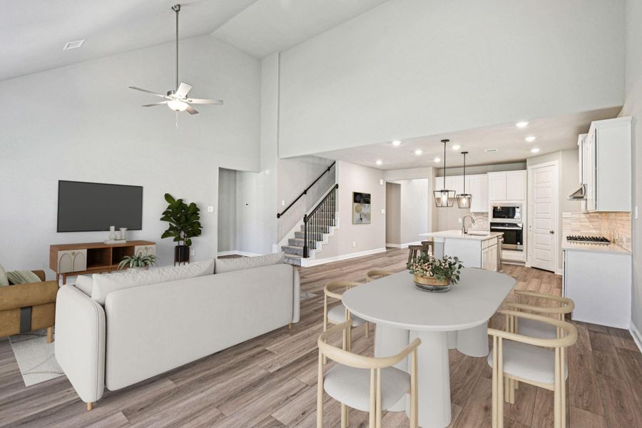 Photo is not of the actual home, but is an inspirational photo of builder’s model home and may depict options, furnishings, and/or decorator features that are not included