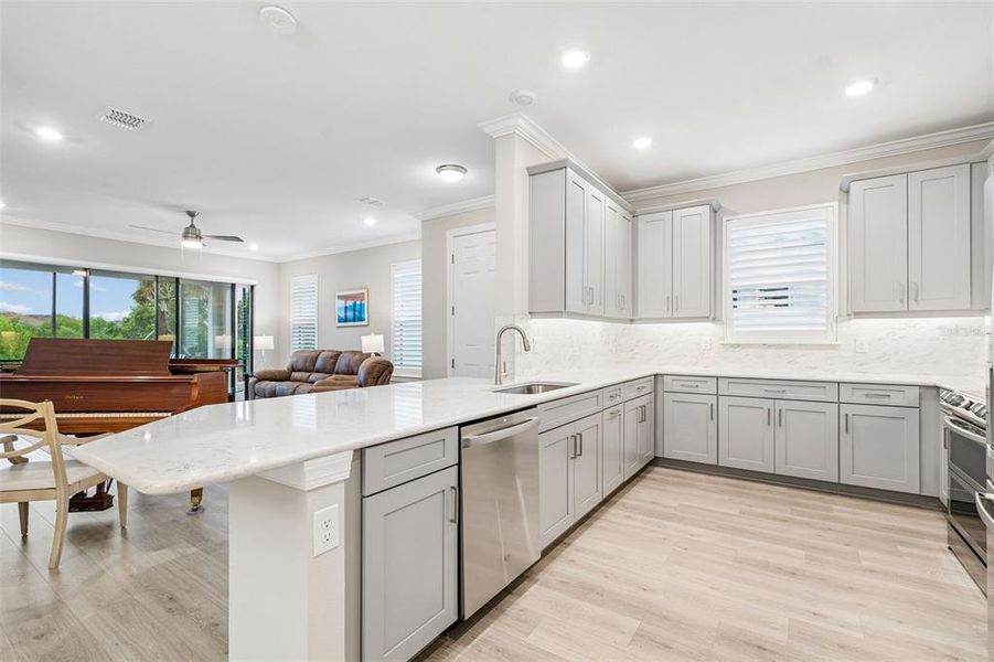 Furnished interior view inside a new home in , Wesley Chapel (Image 38). Furnished interior view inside a new home in , Wesley Chapel (Image 38).
