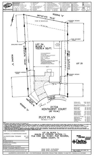 Plot plan