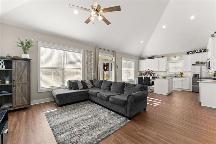 Furnished interior view inside a new home in , Cleveland (Image 14).
