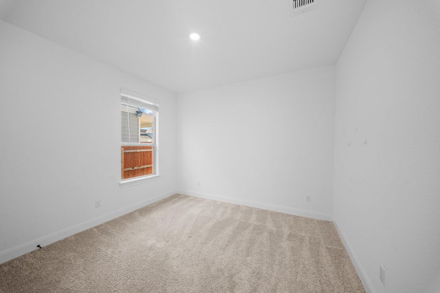 Unfurnished room with carpet and recessed lighting Unfurnished room with carpet and recessed lighting