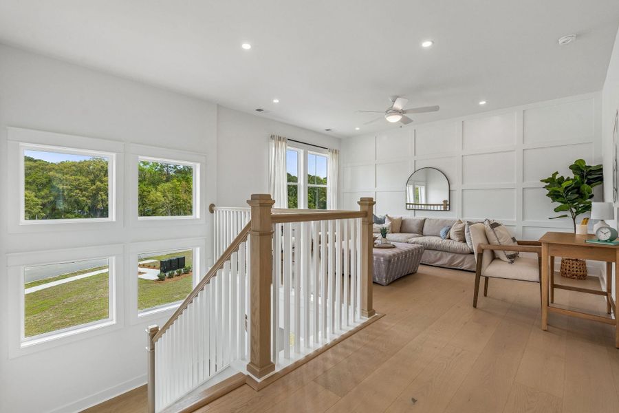 Furnished interior view inside a new home in Miller's Crossing, Johns Island (Image 64).