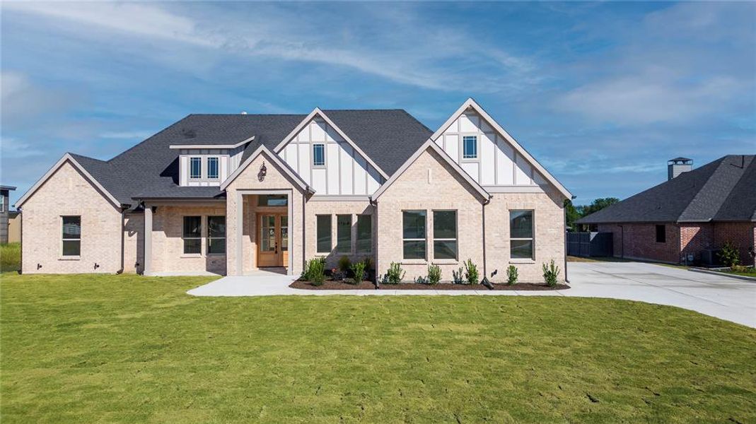 Front exterior of a new home in , Red Oak, TX, highlighting curb appeal (Image 20).