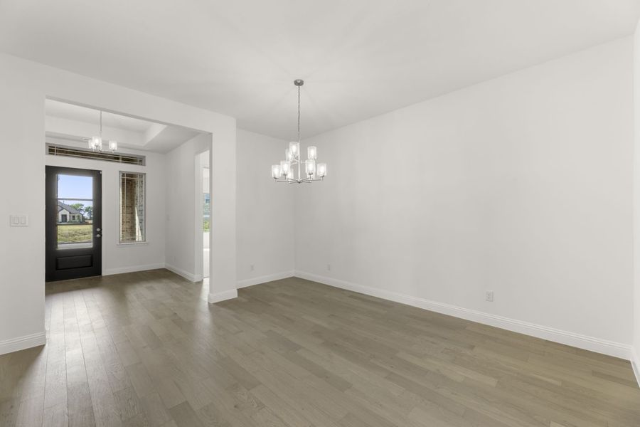 Representative unfurnished interior of a home built from the Del Rio by Windsor Homes in Anna Town Square, Anna (Image 16).