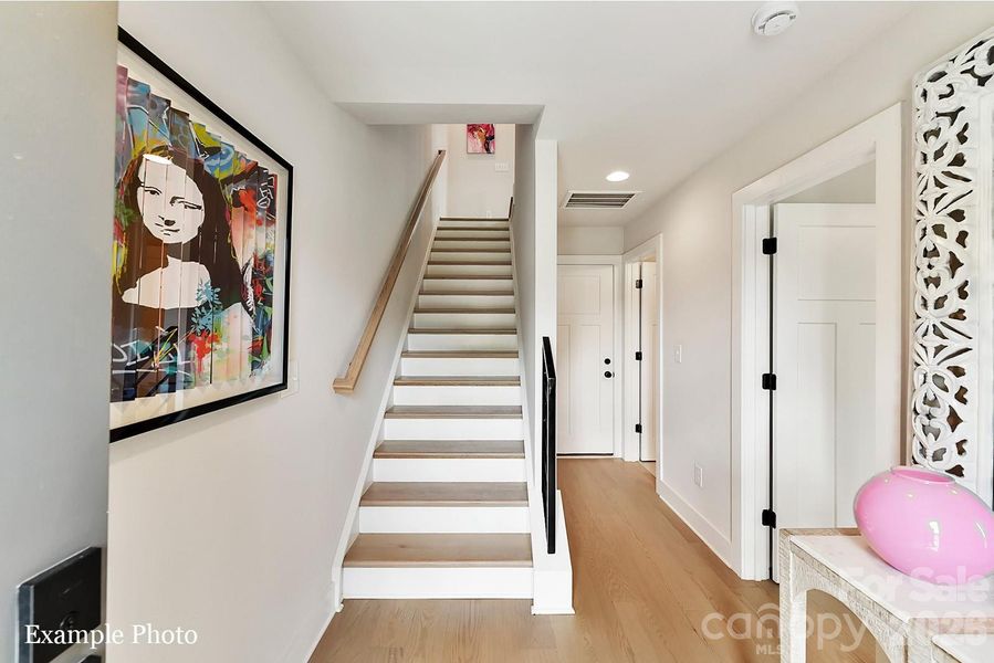 Close-up of interior finishes inside a home in North End Terraces, Charlotte (Image 19).