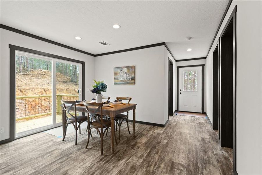 Furnished interior view inside a new home in , Waleska (Image 16). Furnished interior view inside a new home in , Waleska (Image 16).