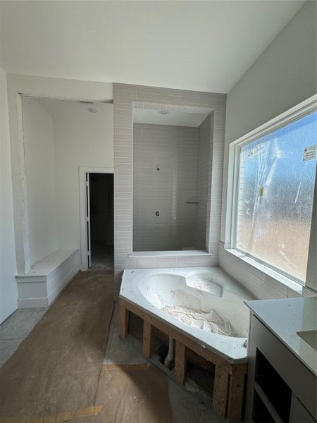 Furnished interior view inside a new home in The Trails, New Caney (Image 7). Furnished interior view inside a new home in The Trails, New Caney (Image 7).