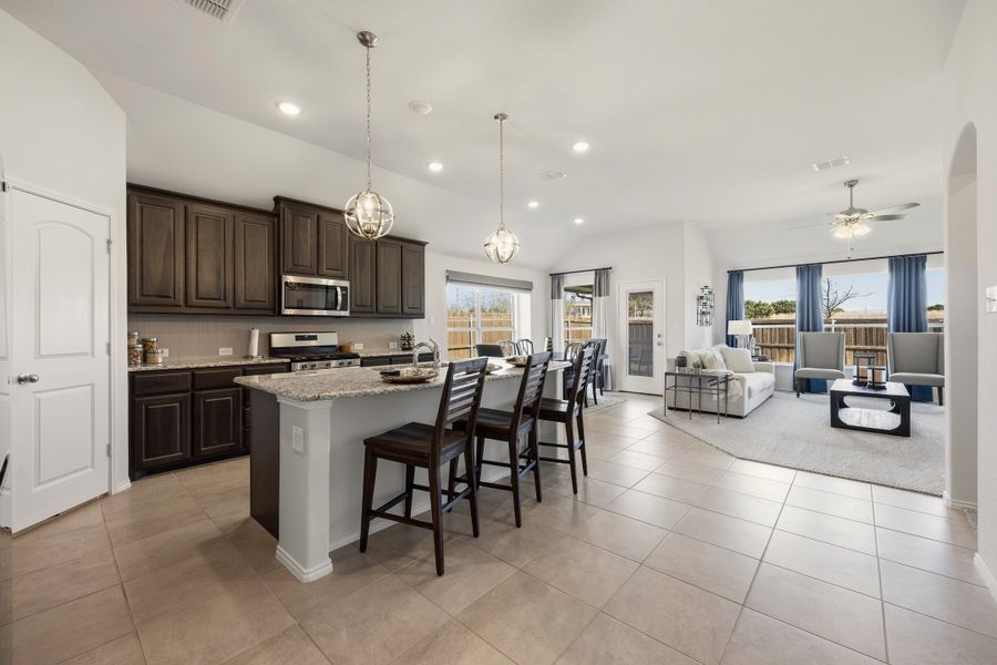 Furnished interior view inside a new home in Chisholm Hills, Cleburne (Image 8).