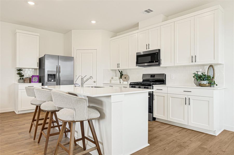 Furnished interior view inside a new home in , Katy (Image 10).