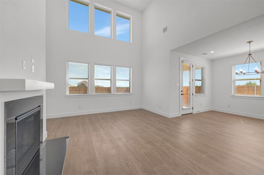 Spacious, unfurnished interior of a new home in Timberbrook, Justin (Image 23).