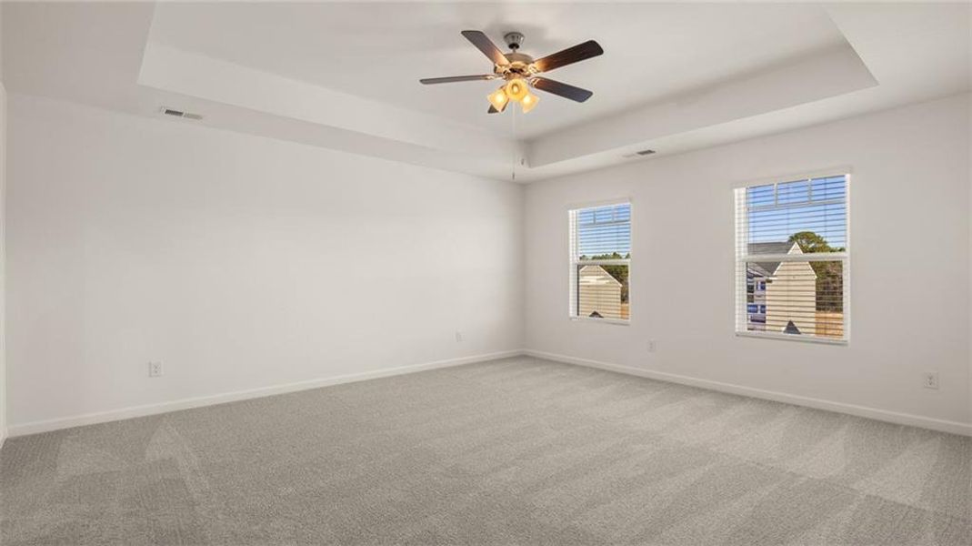 Spacious, unfurnished interior of a new home in The Reserve at Calcutta, Stockbridge (Image 22). Spacious, unfurnished interior of a new home in The Reserve at Calcutta, Stockbridge (Image 22).
