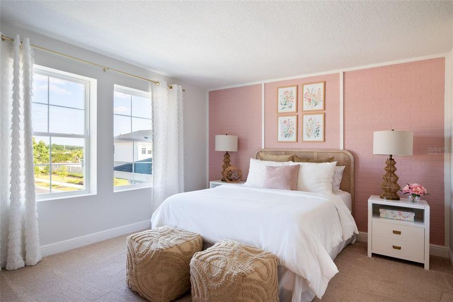 virtually staged/model home