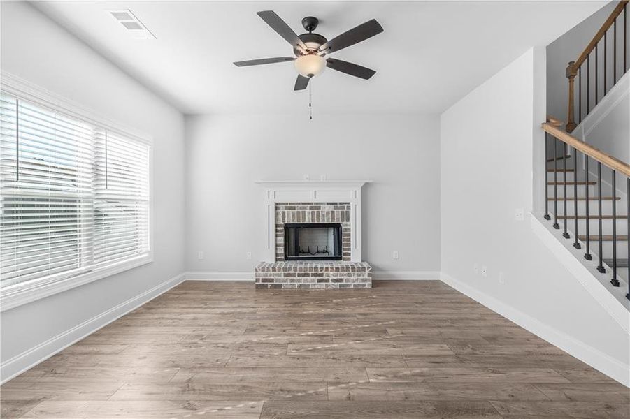 Spacious, unfurnished interior of a new home in Ridge Pointe, Athens (Image 14). Spacious, unfurnished interior of a new home in Ridge Pointe, Athens (Image 14).