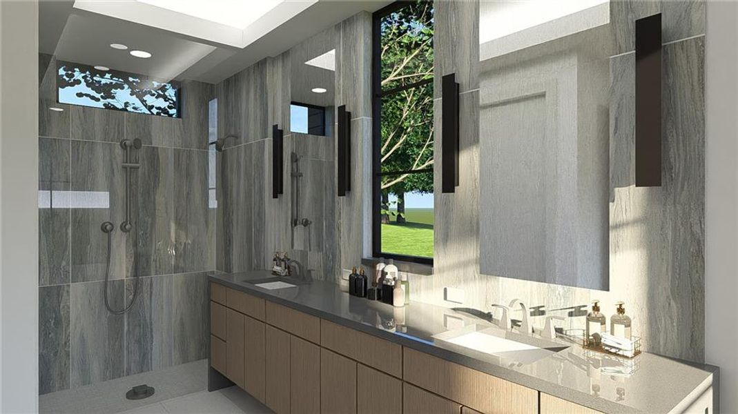 Furnished interior view inside a new home in , Dahlonega (Image 6).