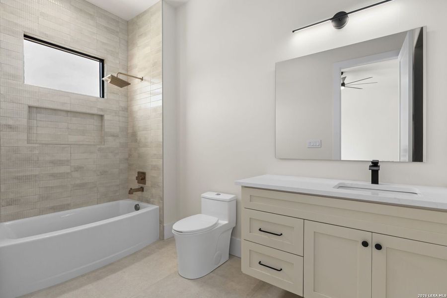 Furnished interior view inside a new home in , San Antonio (Image 45).