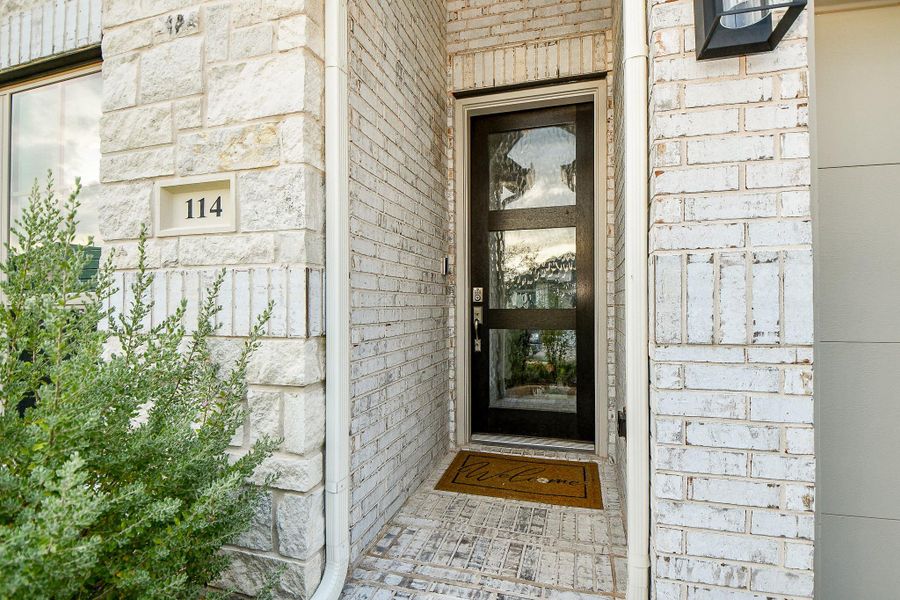 Exterior details and patio area of a home in Harvest Green 45', Richmond (Image 20). Exterior details and patio area of a home in Harvest Green 45', Richmond (Image 20).