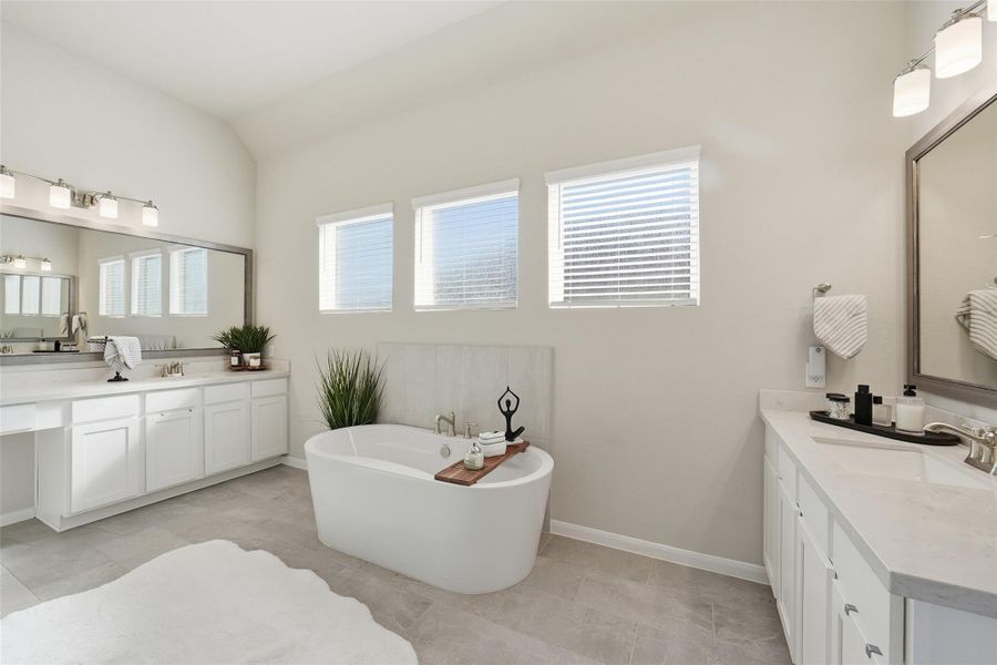 Furnished interior view inside a new home in Tejas Landing, Needville (Image 46).