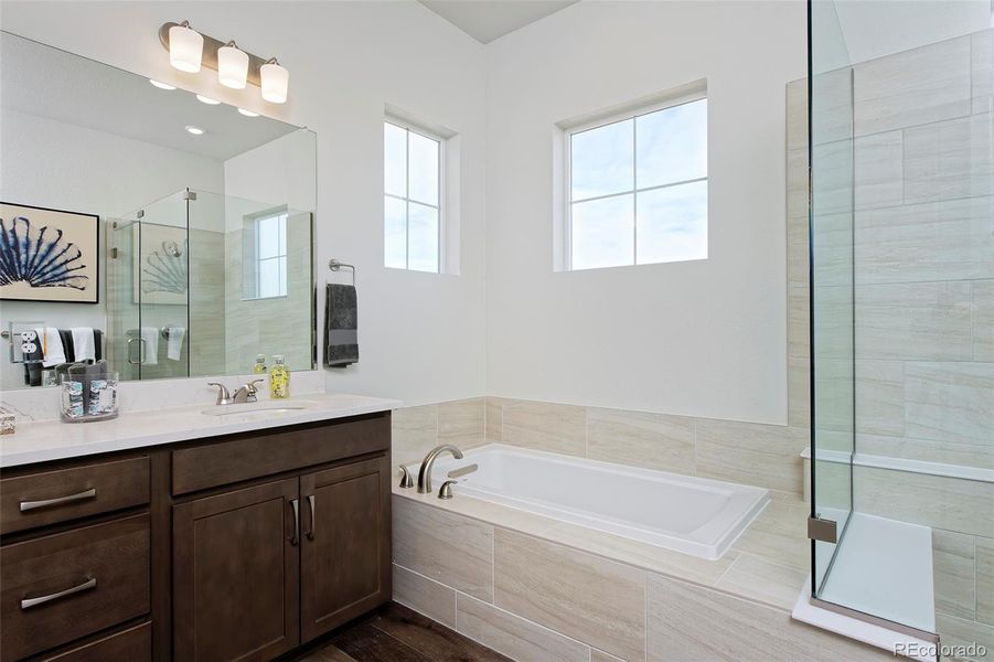 Furnished interior view inside a new home in , Fort Collins (Image 28).