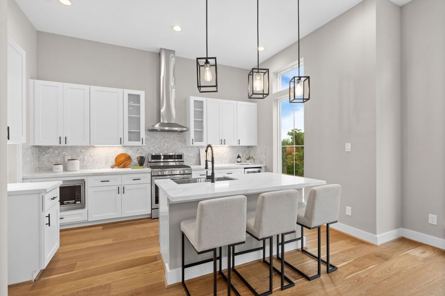 Furnished interior view inside a new home in , Houston (Image 14).