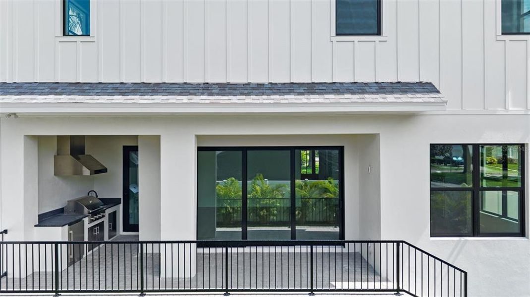 Exterior details and patio area of a home in , Tampa (Image 32). Exterior details and patio area of a home in , Tampa (Image 32).