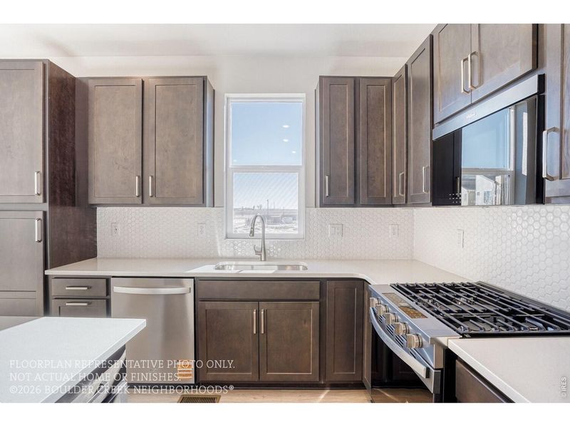 Furnished interior view inside a new home in Baseline, Broomfield (Image 9).