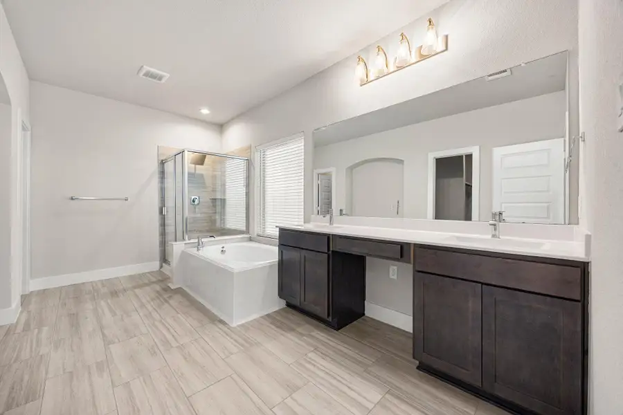 Furnished interior view inside a new home in Morton Creek Ranch, Katy (Image 7). Furnished interior view inside a new home in Morton Creek Ranch, Katy (Image 7).