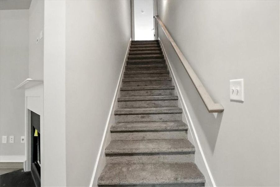 Spacious, unfurnished interior of a new home in Traditions of Braselton, Jefferson (Image 48).